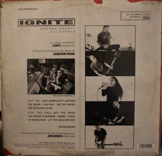 LP Ignite – Ignite Nuevo precintado - DISCOS NAKASHA