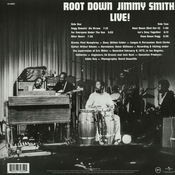 LP Jimmy Smith – Root Down - Jimmy Smith Live! Nuevo precintado - DISCOS NAKASHA