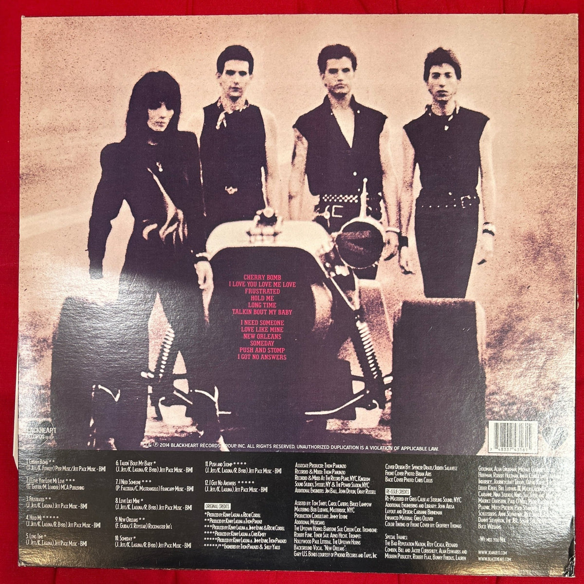 LP Joan Jett And The Blackhearts – Glorious Results Of A Misspent Youth 2ª Mano - DISCOS NAKASHA