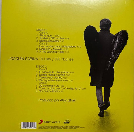LP Joaquín Sabina – 19 Días Y 500 Noches Nuevo precintado - DISCOS NAKASHA