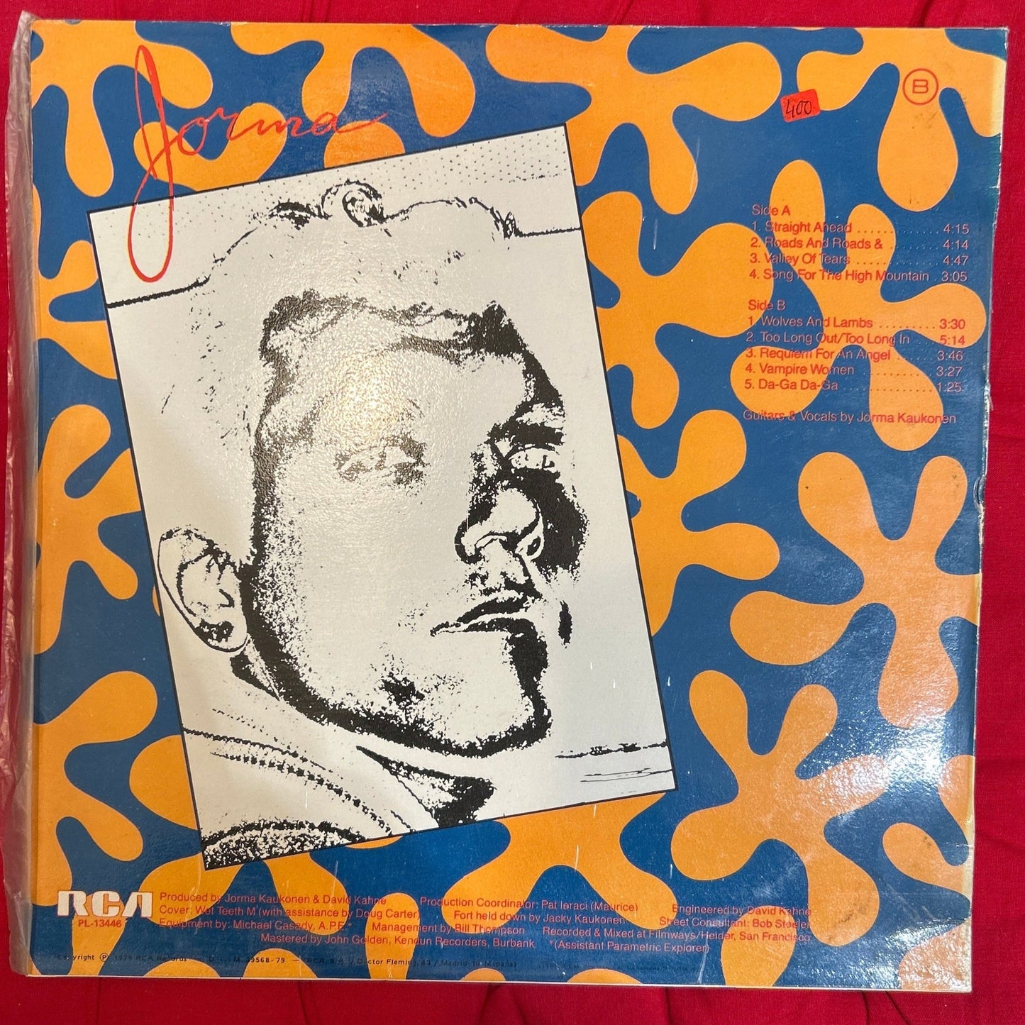 LP Jorma Kaukonen – Jorma 2ª Mano - DISCOS NAKASHA