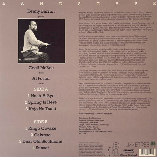 LP Kenny Barron Trio – Landscape Nuevo precintado - DISCOS NAKASHA