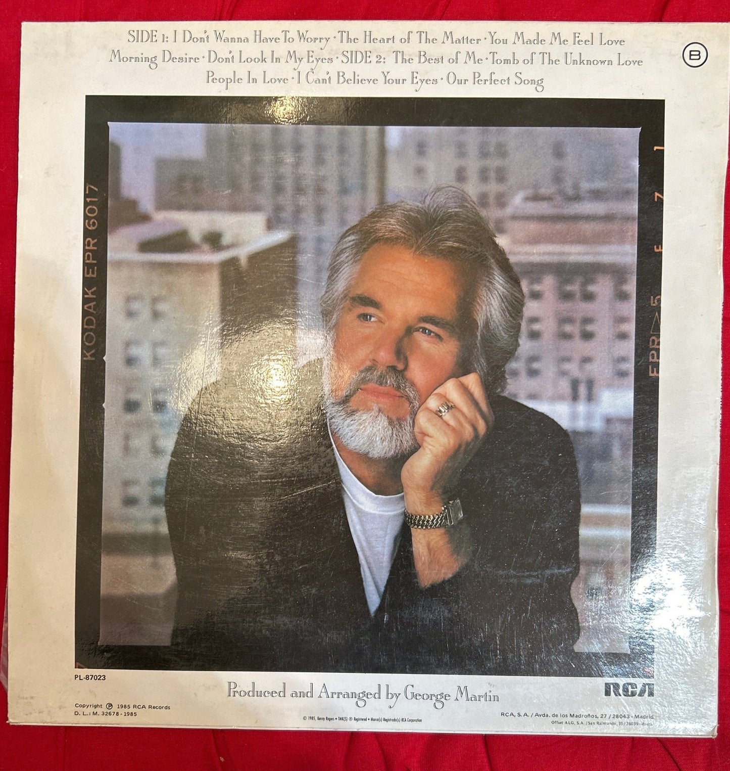 LP Kenny Rogers – The Heart Of The Matter 2ª Mano (Producto exclusivo recogida en tienda) - DISCOS NAKASHA