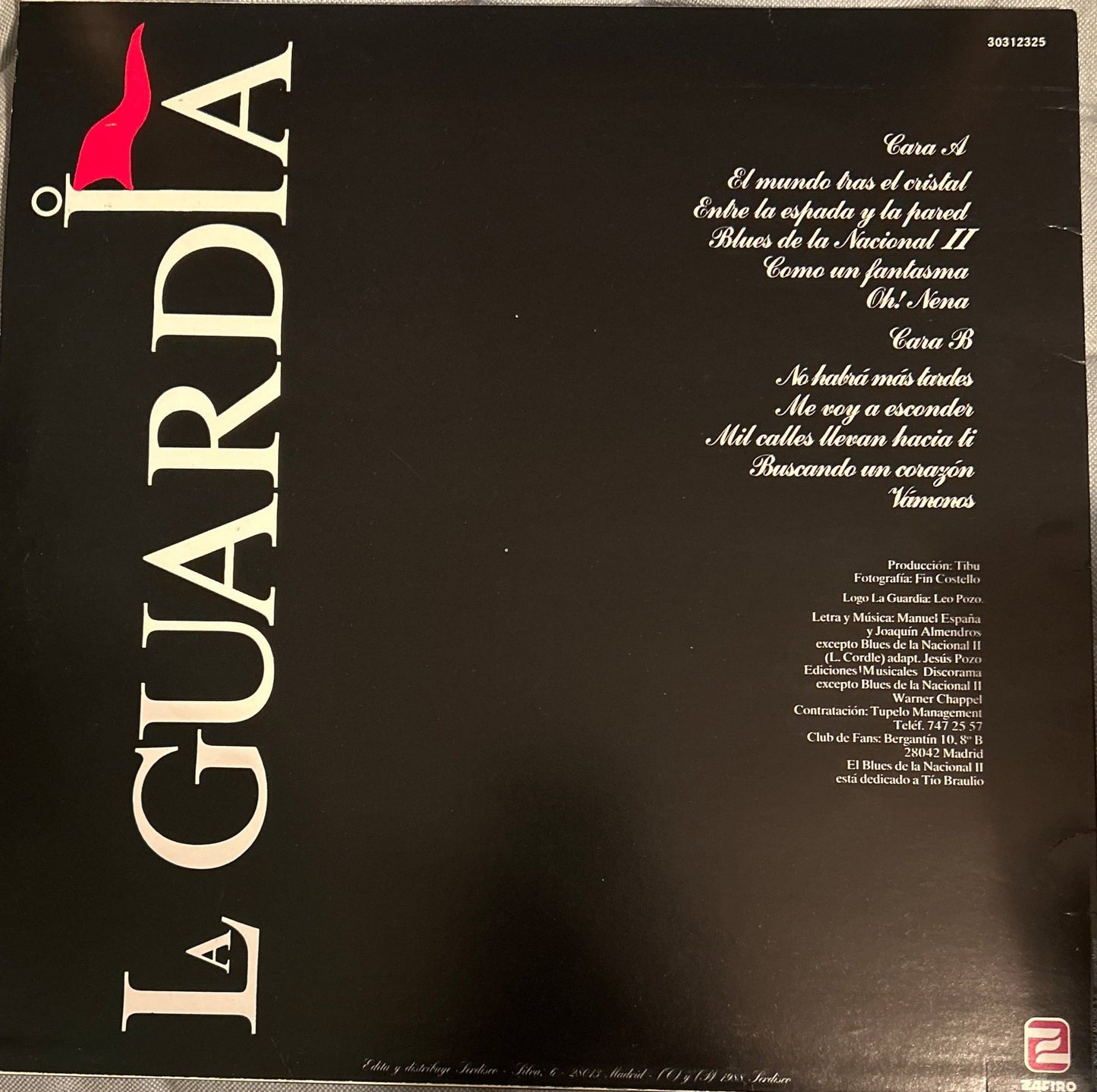 LP La Guardia – Vámonos 2ª mano - DISCOS NAKASHA