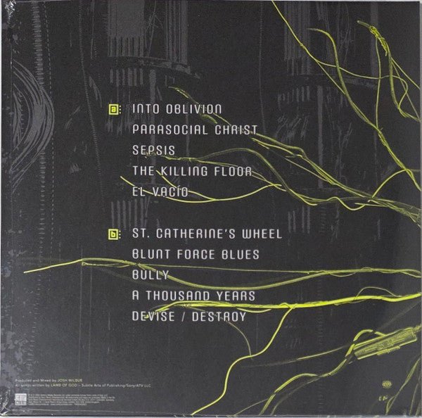 LP Lamb Of God – Into Oblivion Nuevo precintado - DISCOS NAKASHA
