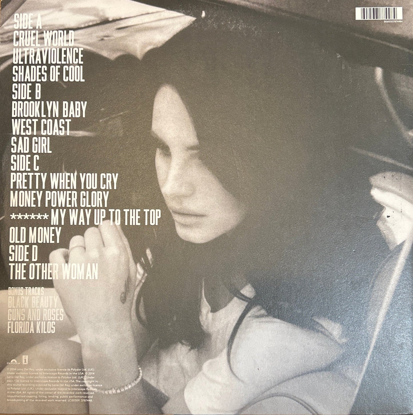 LP Lana Del Rey – Ultraviolence 2ª Mano - DISCOS NAKASHA