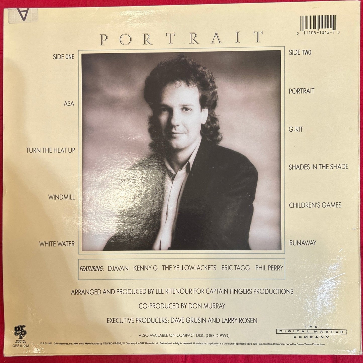 LP Lee Ritenour – Portrait 2ª Mano - DISCOS NAKASHA