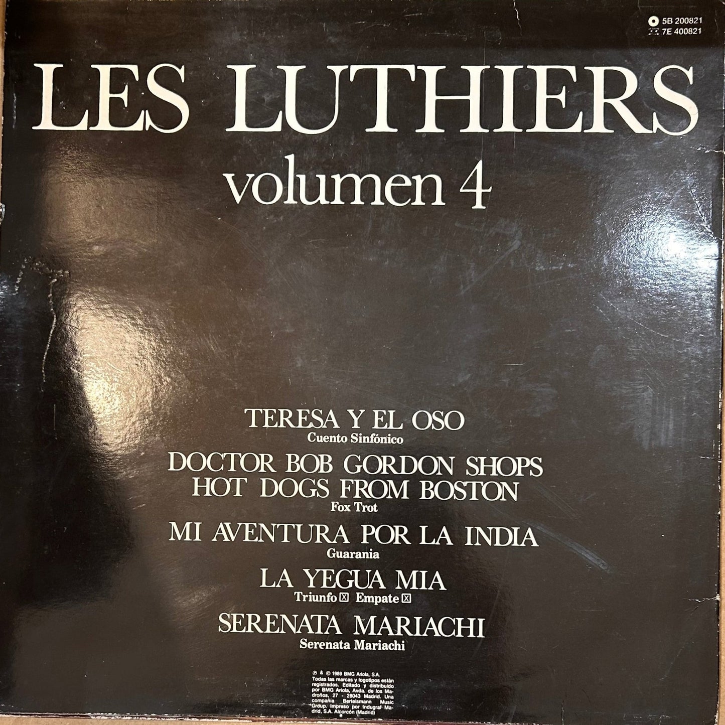 LP Les Luthiers – Volumen 4 2ª mano (Producto exclusivo recogida en tienda) - DISCOS NAKASHA