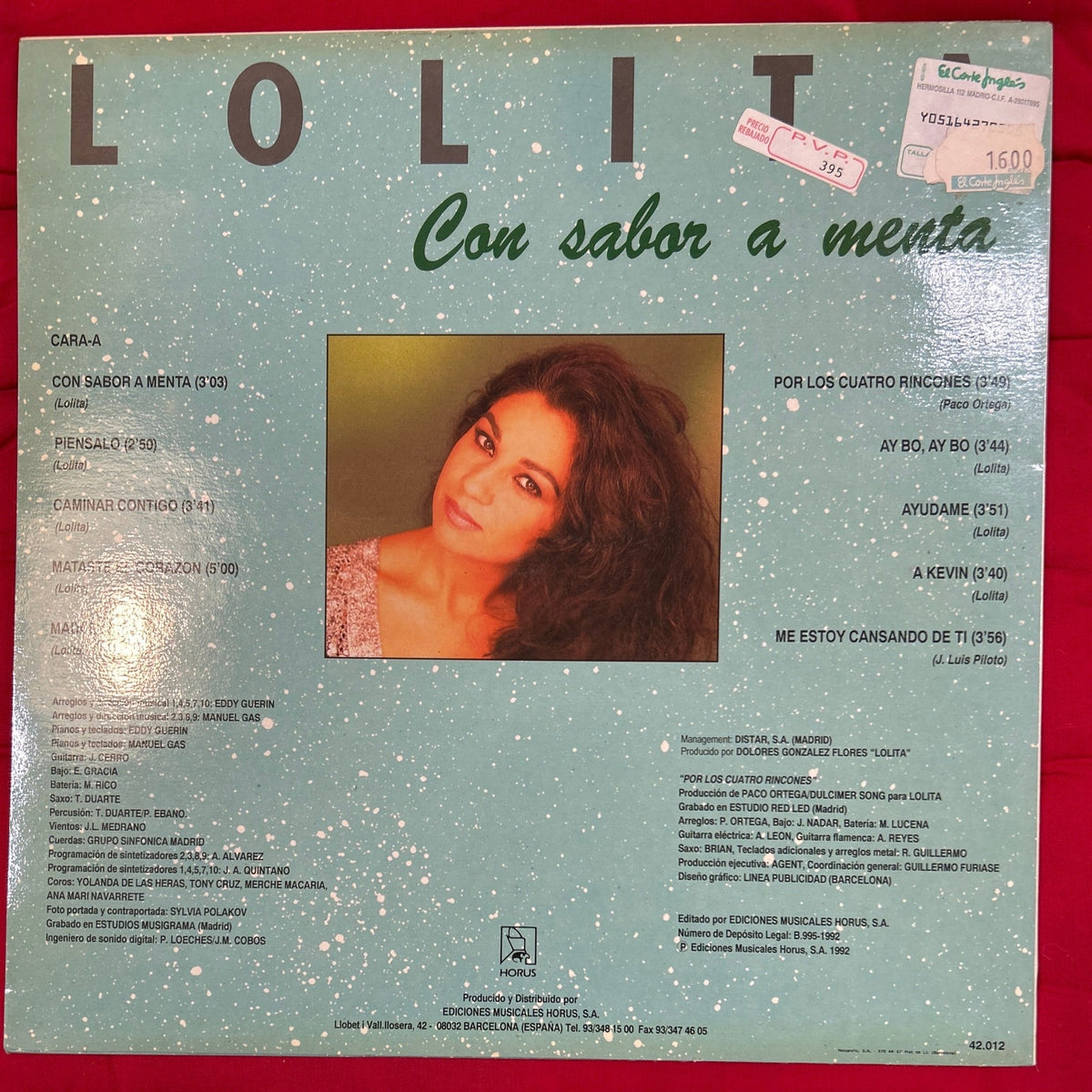 LP Lolita – Con Sabor A Menta 2ª Mano - DISCOS NAKASHA