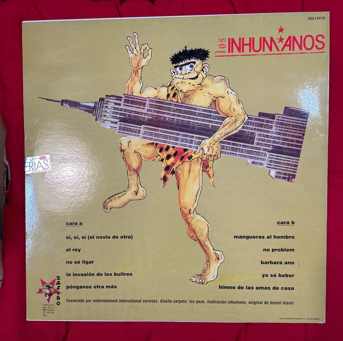 LP Los Inhumanos – No Problem 2ª Mano - DISCOS NAKASHA