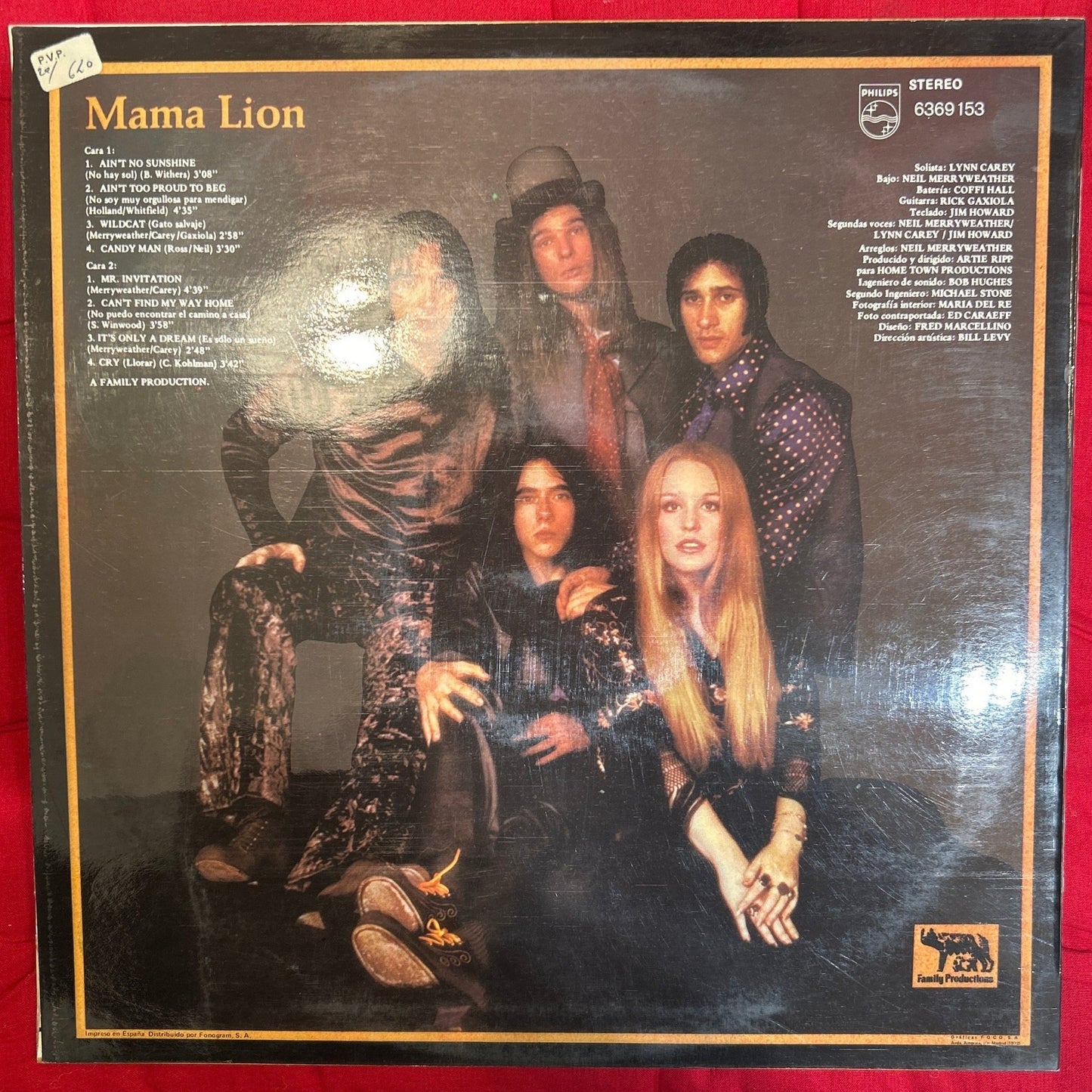 LP Mama Lion – Preserve Wildlife 2ª Mano - DISCOS NAKASHA