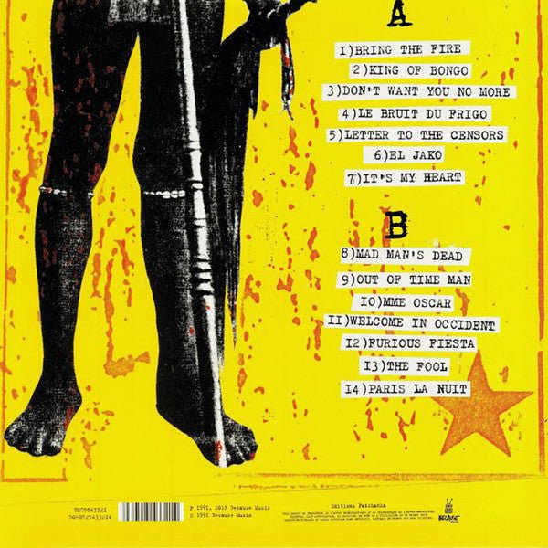 LP Mano Negra – King Of Bongo Nuevo precintado - DISCOS NAKASHA