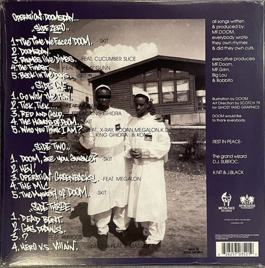 LP MF Doom - Operation Doomsday Nuevo precintado - DISCOS NAKASHA