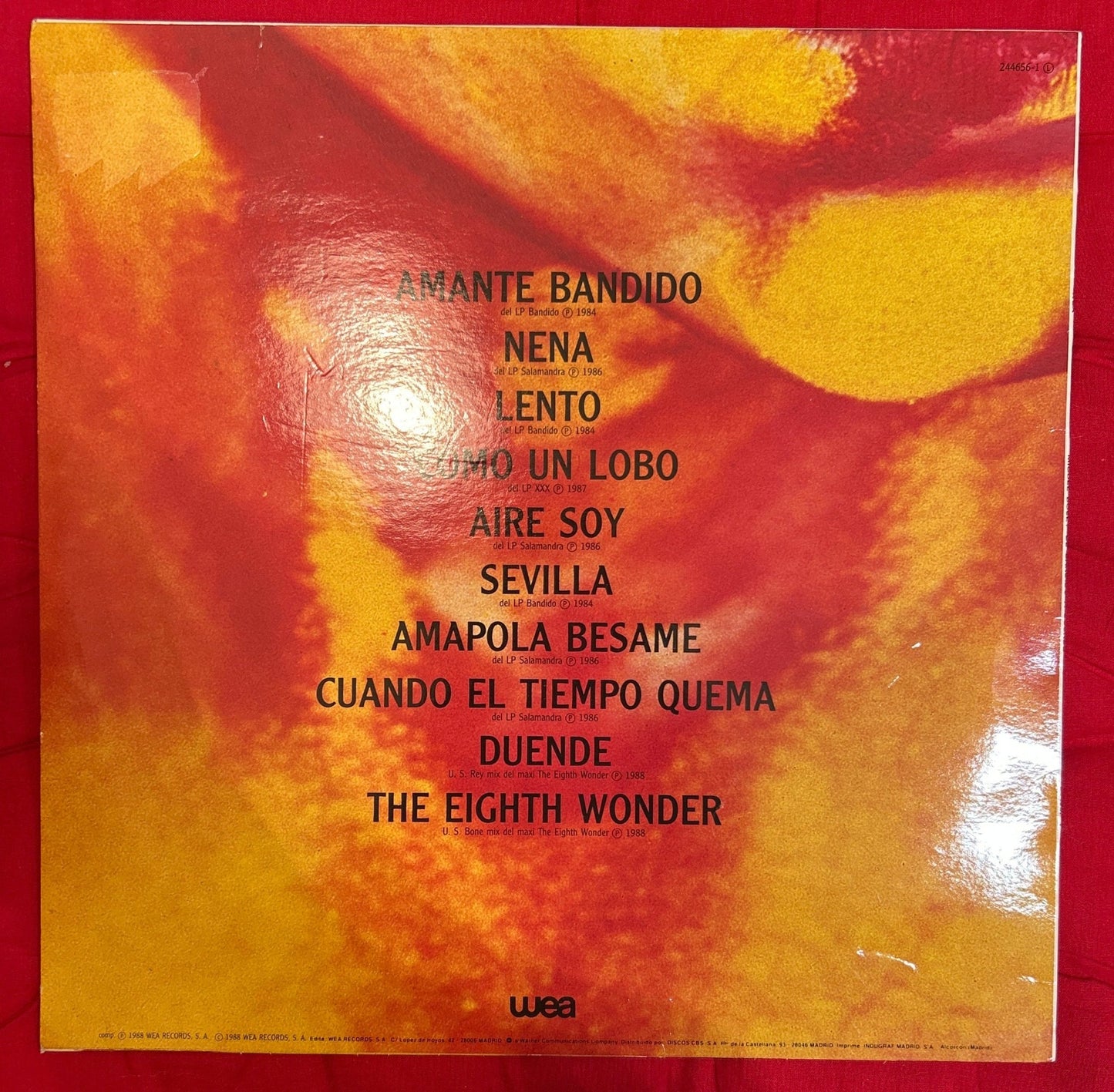 LP Miguel Bose – De Bandido A Duende 2ª mano - DISCOS NAKASHA