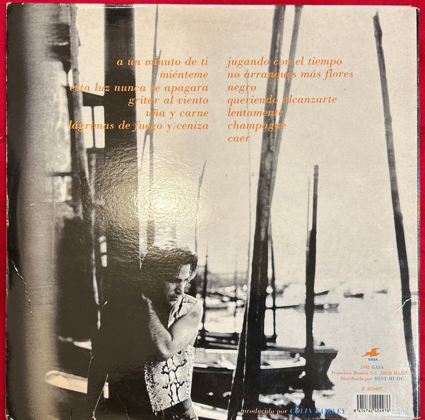 LP Mikel Erentxun – Naufragios 2ª mano - DISCOS NAKASHA