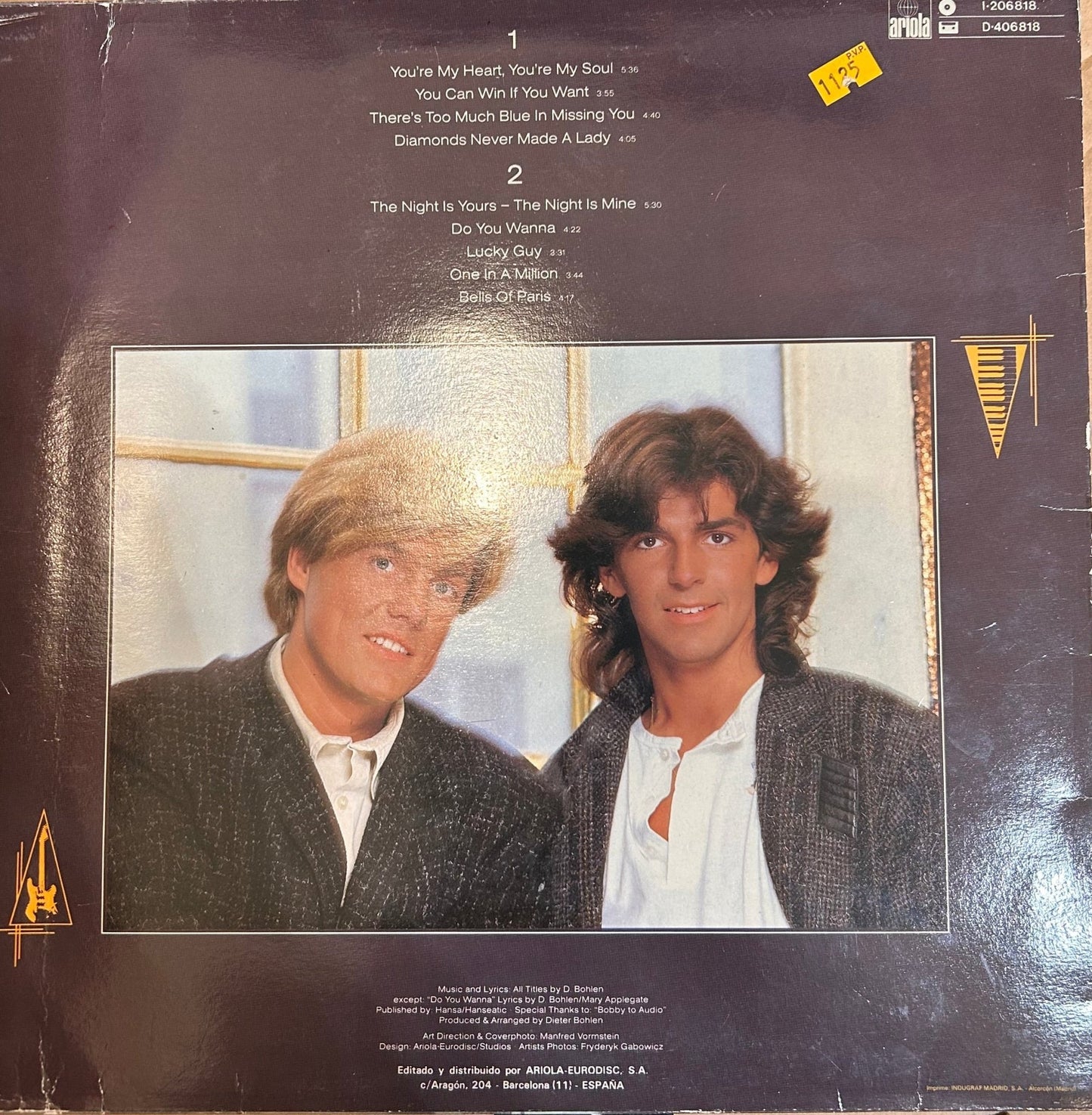 LP Modern Talking – The 1st Album 2ª Mano - DISCOS NAKASHA