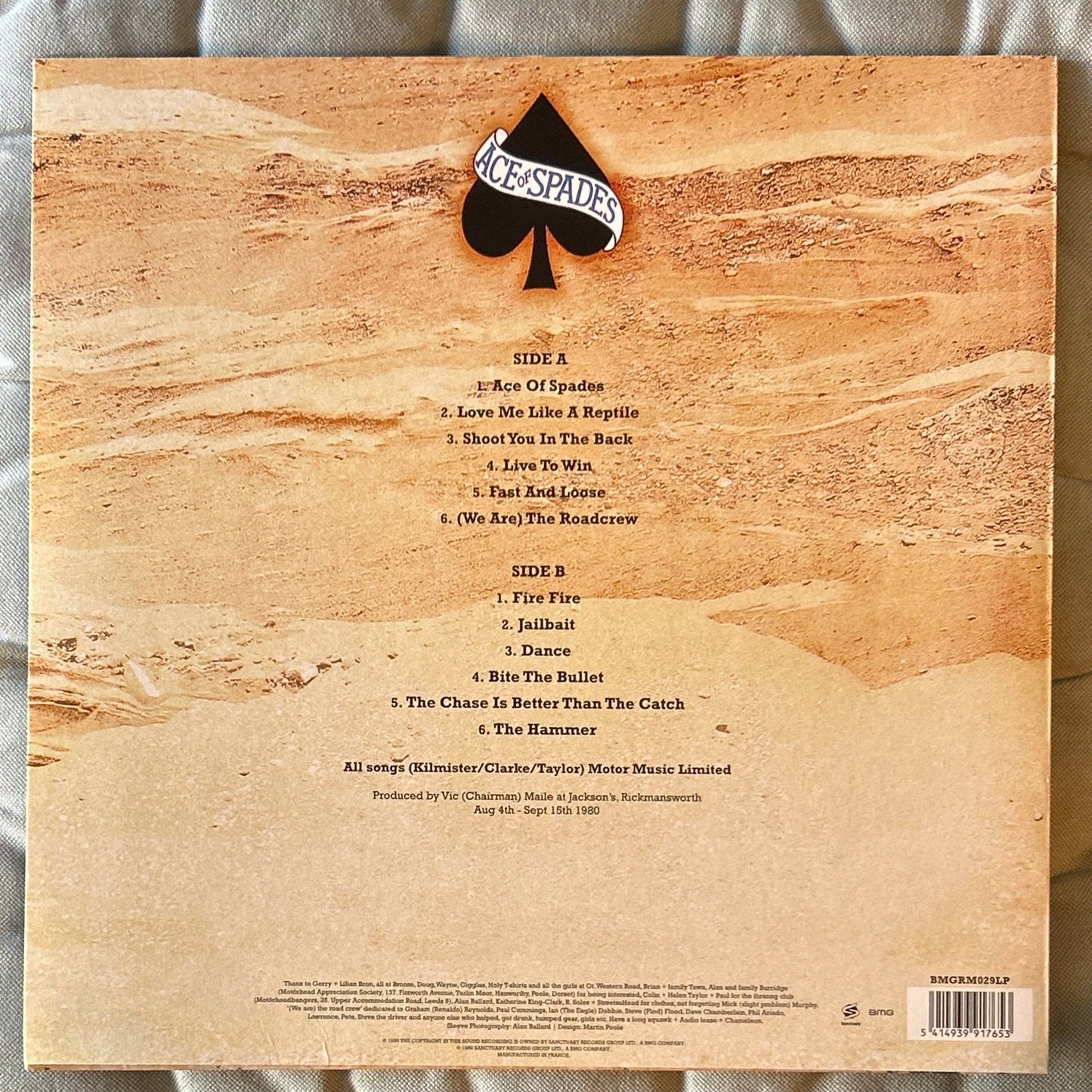 LP Motorhead – Ace Of Spades 2ª Mano - DISCOS NAKASHA