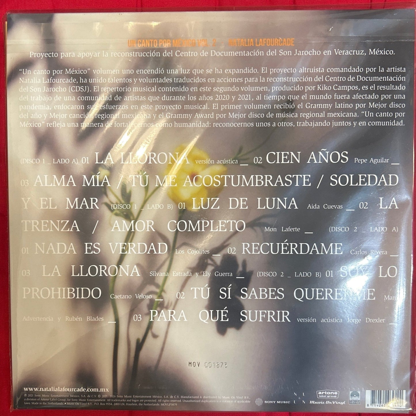 LP Natalia Lafourcade – Un Canto por México, Vol. 2 Nuevo precintado - DISCOS NAKASHA