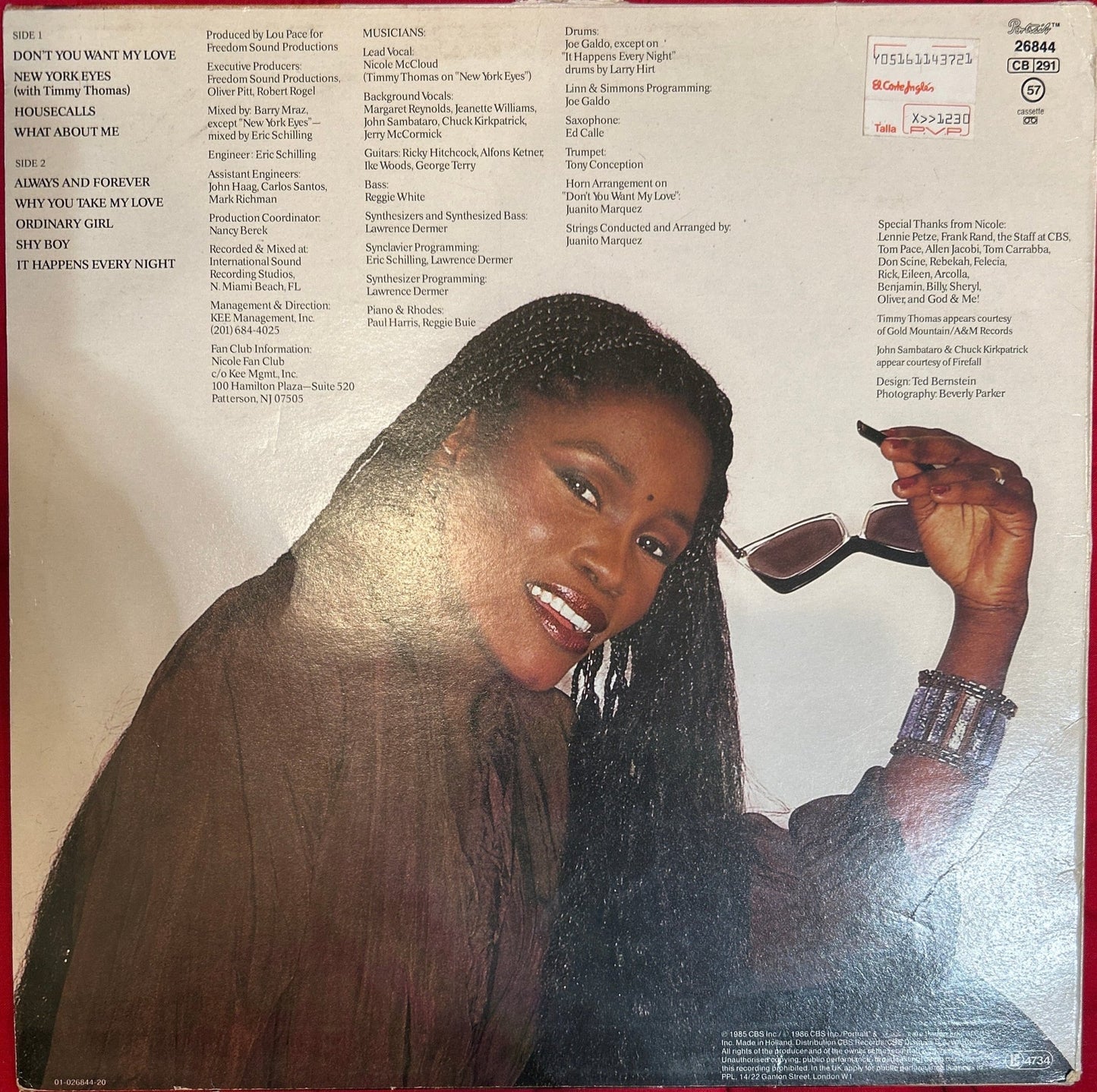 LP Nicole – What About Me? 2ª Mano (Producto exclusivo recogida en tienda) - DISCOS NAKASHA