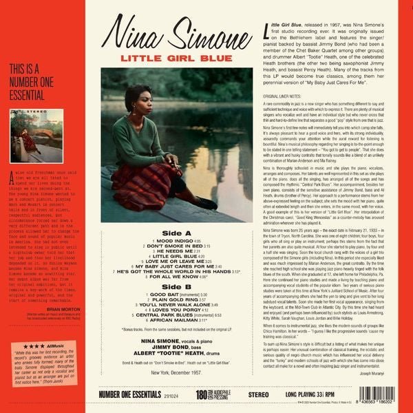 LP Nina Simone – Little Girl Blue Nuevo precintado - DISCOS NAKASHA