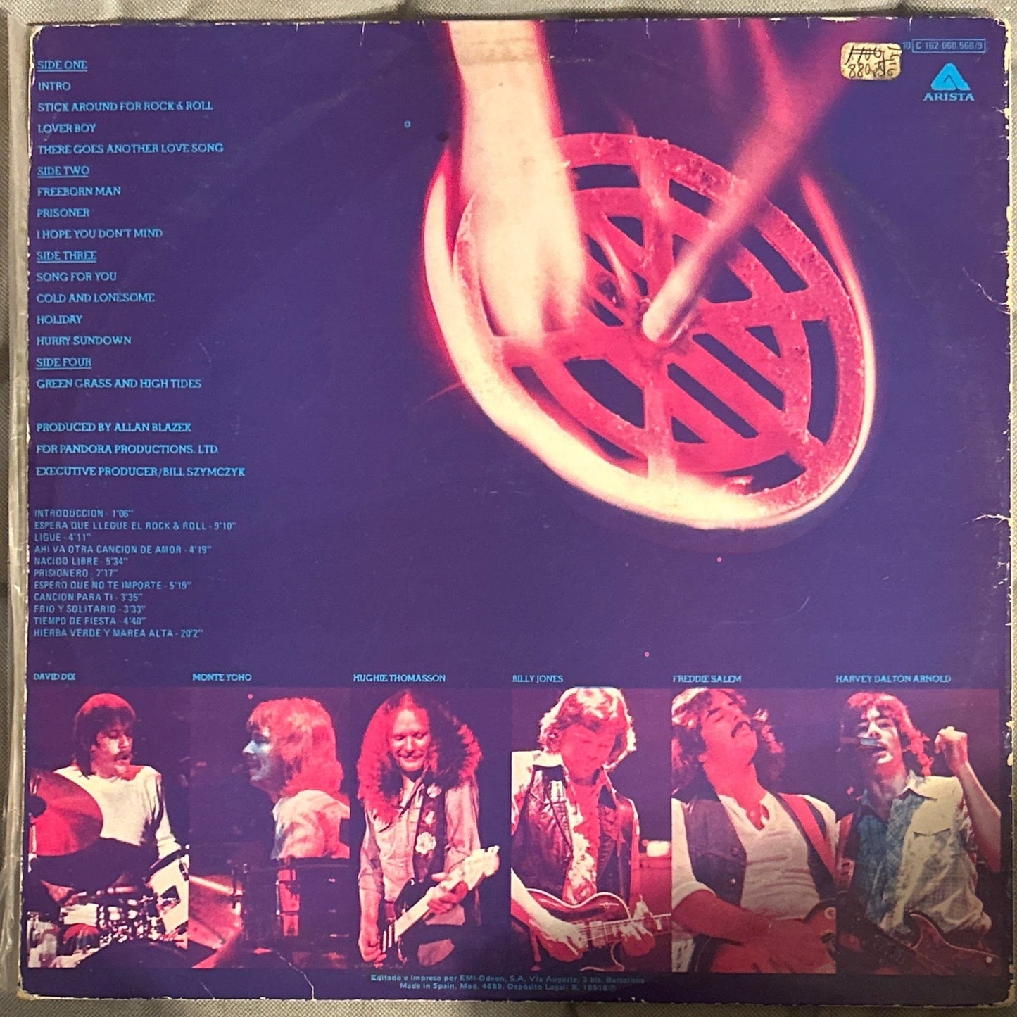 LP Outlaws – Bring It Back Alive 2ª mano - DISCOS NAKASHA
