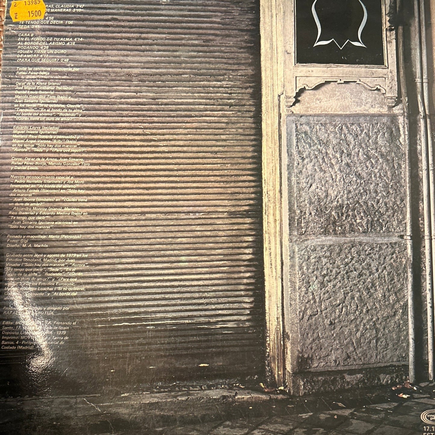 LP Pablo Abraira – La Ciudad Dormida 2ª mano (Producto exclusivo recogida en tienda) - DISCOS NAKASHA