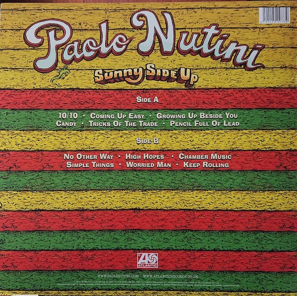 LP Paolo Nutini – Sunny Side Up Nuevo precintado - DISCOS NAKASHA