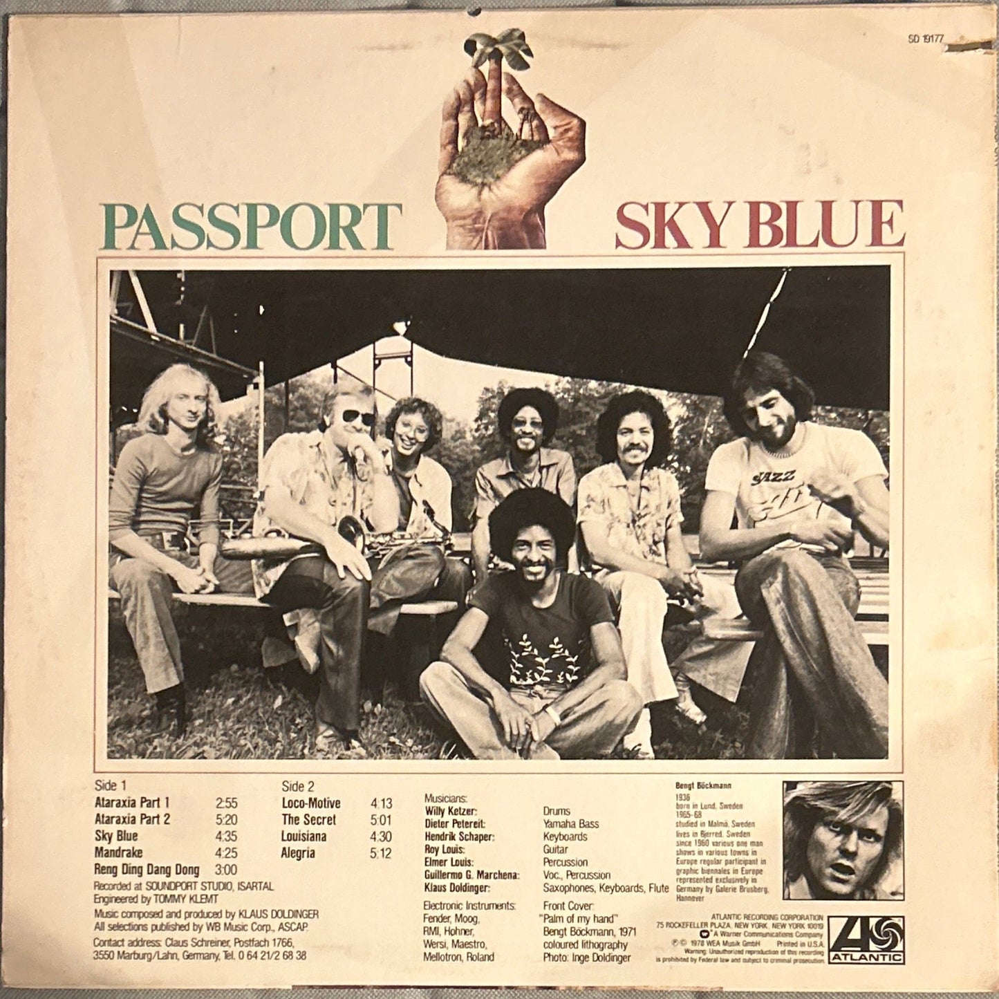 LP Passport – Sky Blue 2ª Mano - DISCOS NAKASHA