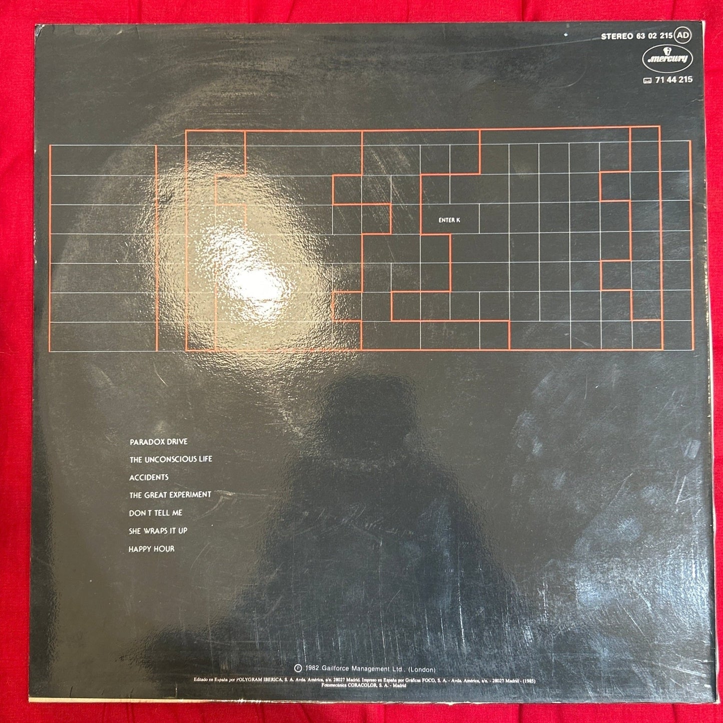 LP Peter Hammill – Enter K 2ª Mano - DISCOS NAKASHA