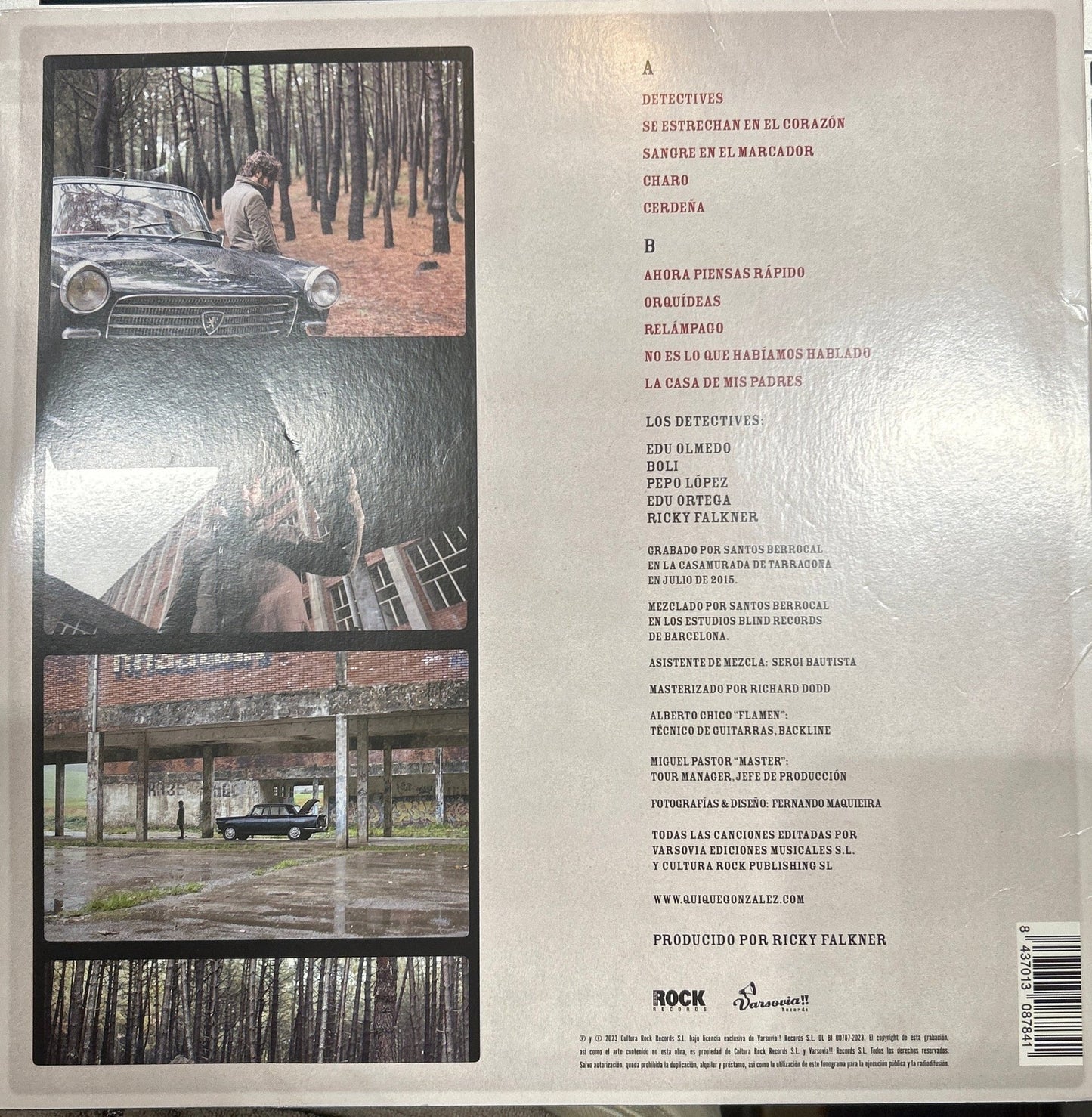 LP Quique González – Me mata si me necesitas 2ª Mano - DISCOS NAKASHA