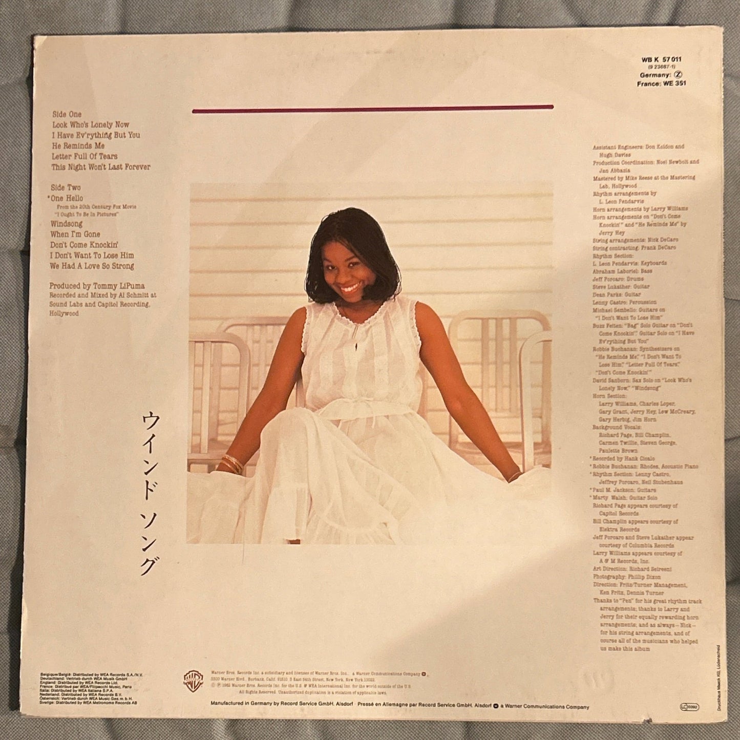 LP Randy Crawford – Windsong 2ª Mano - DISCOS NAKASHA