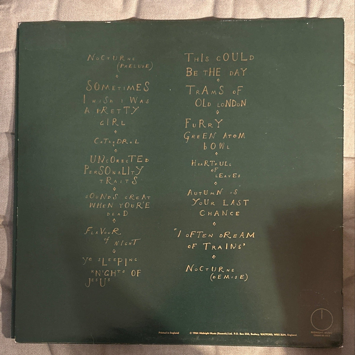 LP Robyn Hitchcock – I Often Dream Of Trains 2ª Mano - DISCOS NAKASHA
