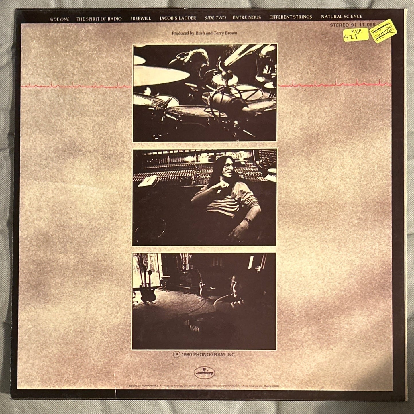 LP Rush – Permanent Waves 2ª Mano - DISCOS NAKASHA