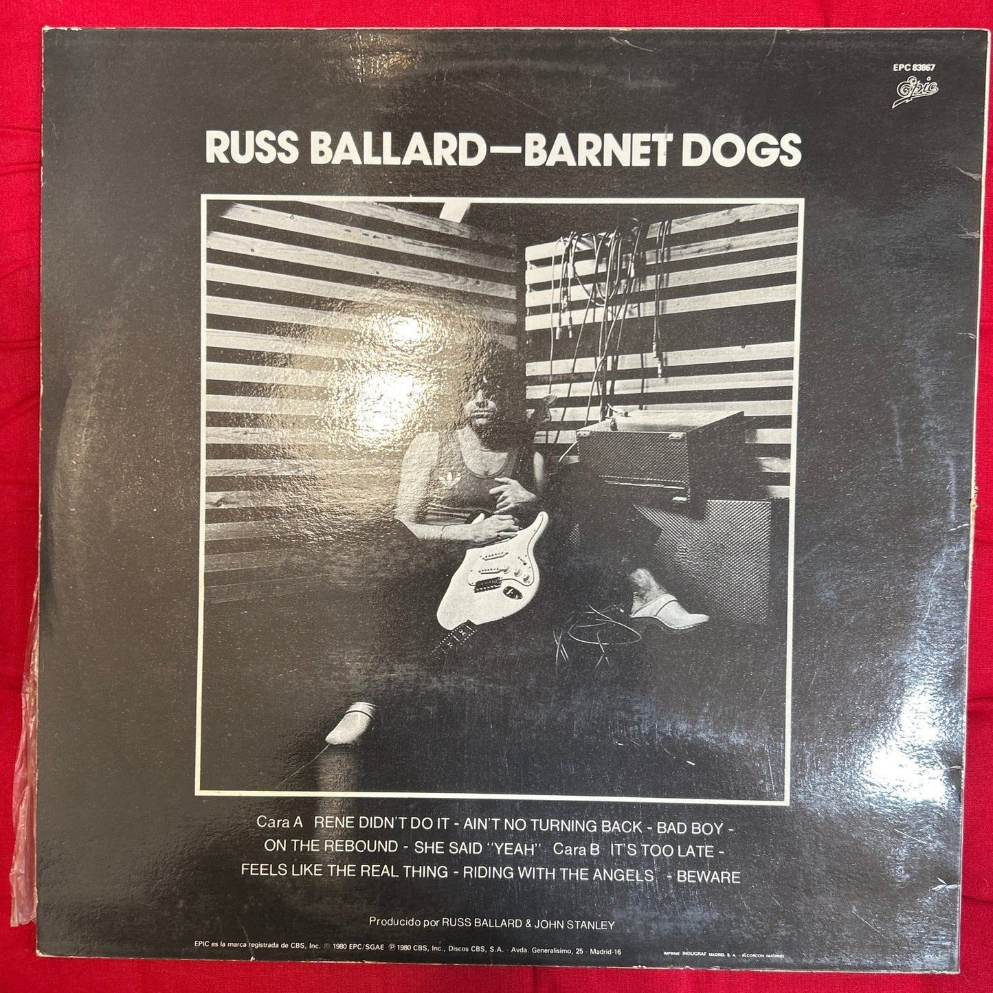LP Russ Ballard – Barnet Dogs 2ª Mano - DISCOS NAKASHA