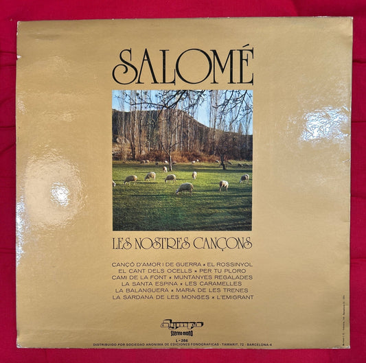 LP Salome – Les Nostres Cançons Vol. 1 2ª Mano - DISCOS NAKASHA