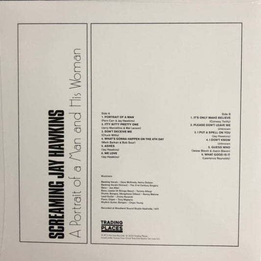 LP Screamin' Jay Hawkins – A Portrait Of A Man And His Woman Nuevo precintado - DISCOS NAKASHA