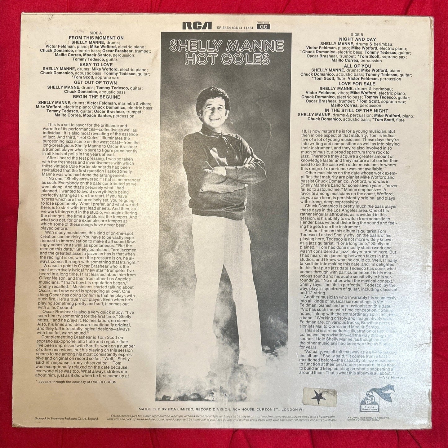 LP Shelly Manne – Hot Coles 2ª Mano - DISCOS NAKASHA