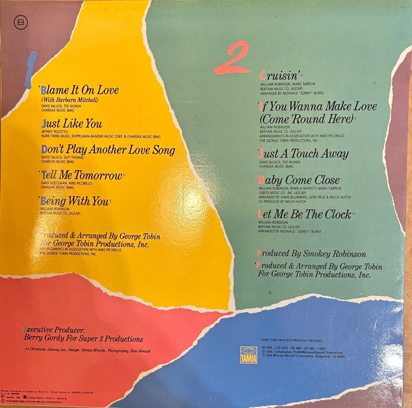 LP Smokey Robinson – Blame It On Love & All The Great Hits 2ª Mano (Producto exclusivo recogida en tienda) - DISCOS NAKASHA