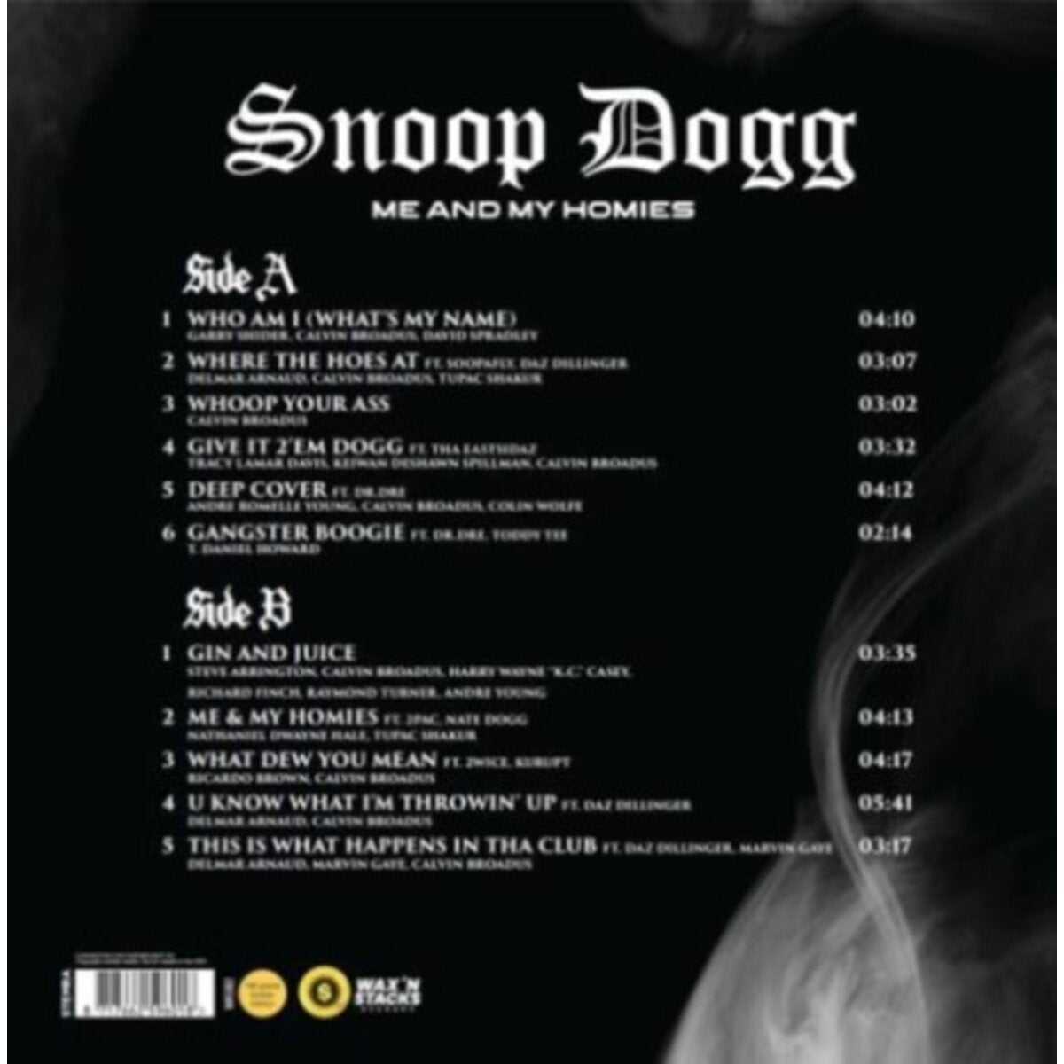 LP Snoop Dogg - Me and my homies Nuevo precintado - DISCOS NAKASHA