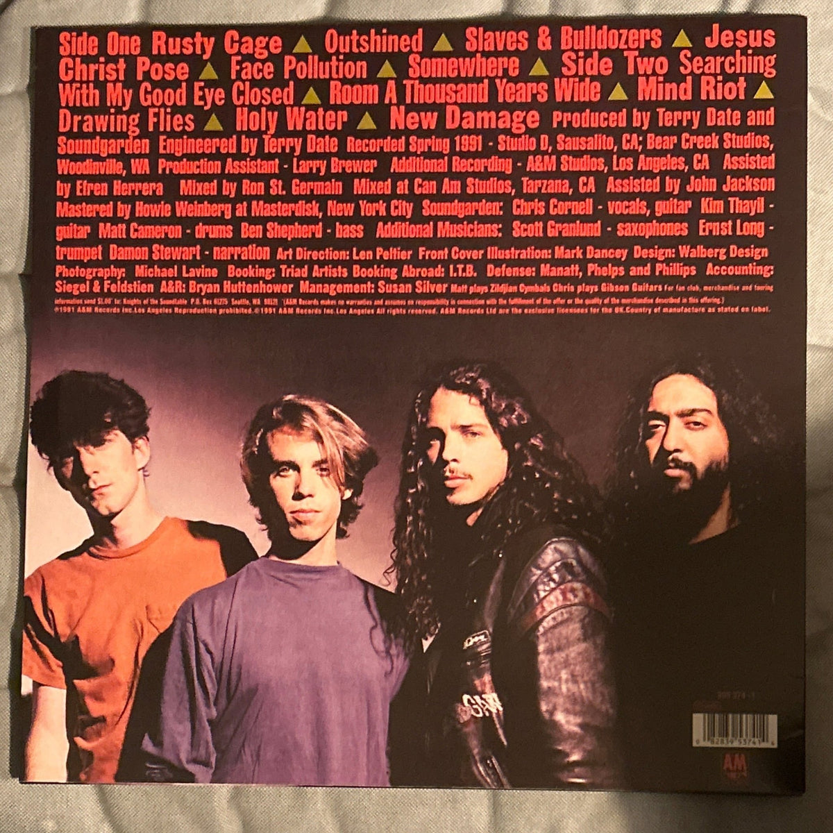 LP Soundgarden – Badmotorfinger 2ª Mano - DISCOS NAKASHA