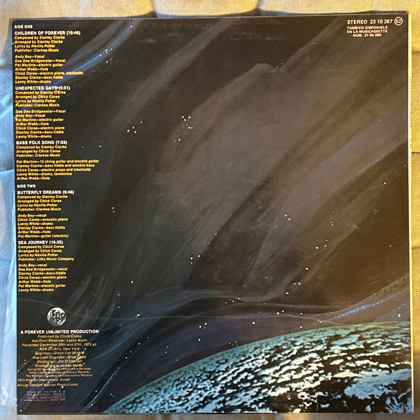 LP Stan Clarke – Children Of Forever 2ª Mano - DISCOS NAKASHA