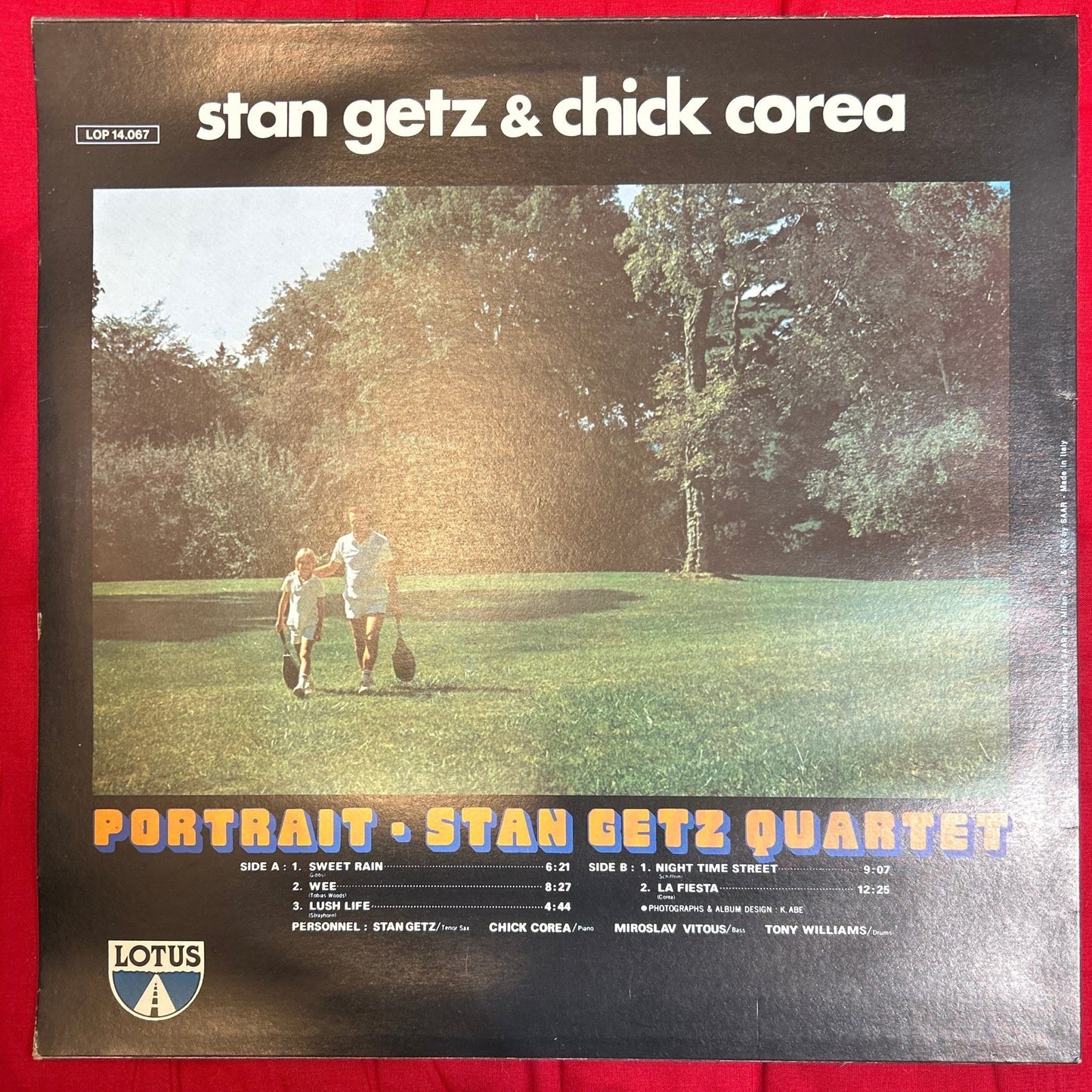 LP Stan Getz Quartet Featuring Chick Corea – Portrait 2ª Mano - DISCOS NAKASHA