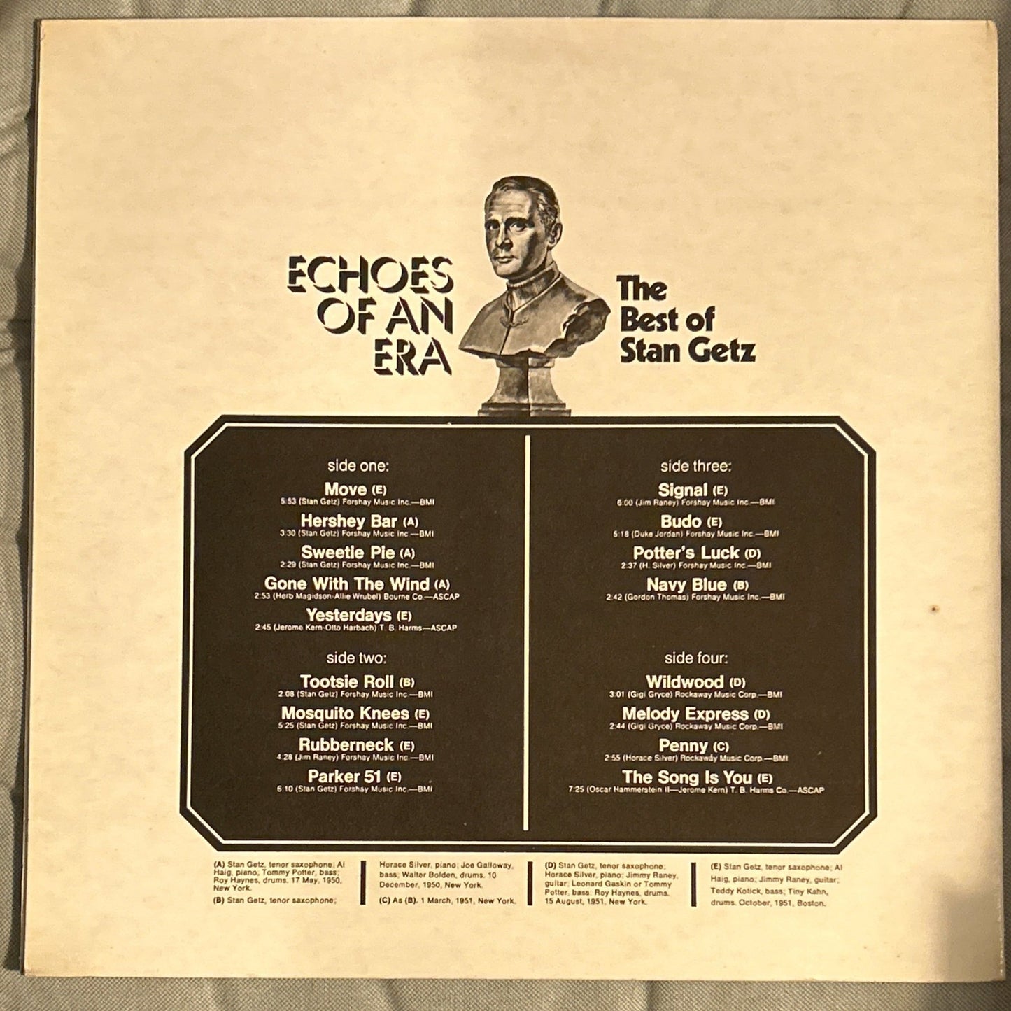 LP Stan Getz – The Best Of Stan Getz 2ª Mano - DISCOS NAKASHA