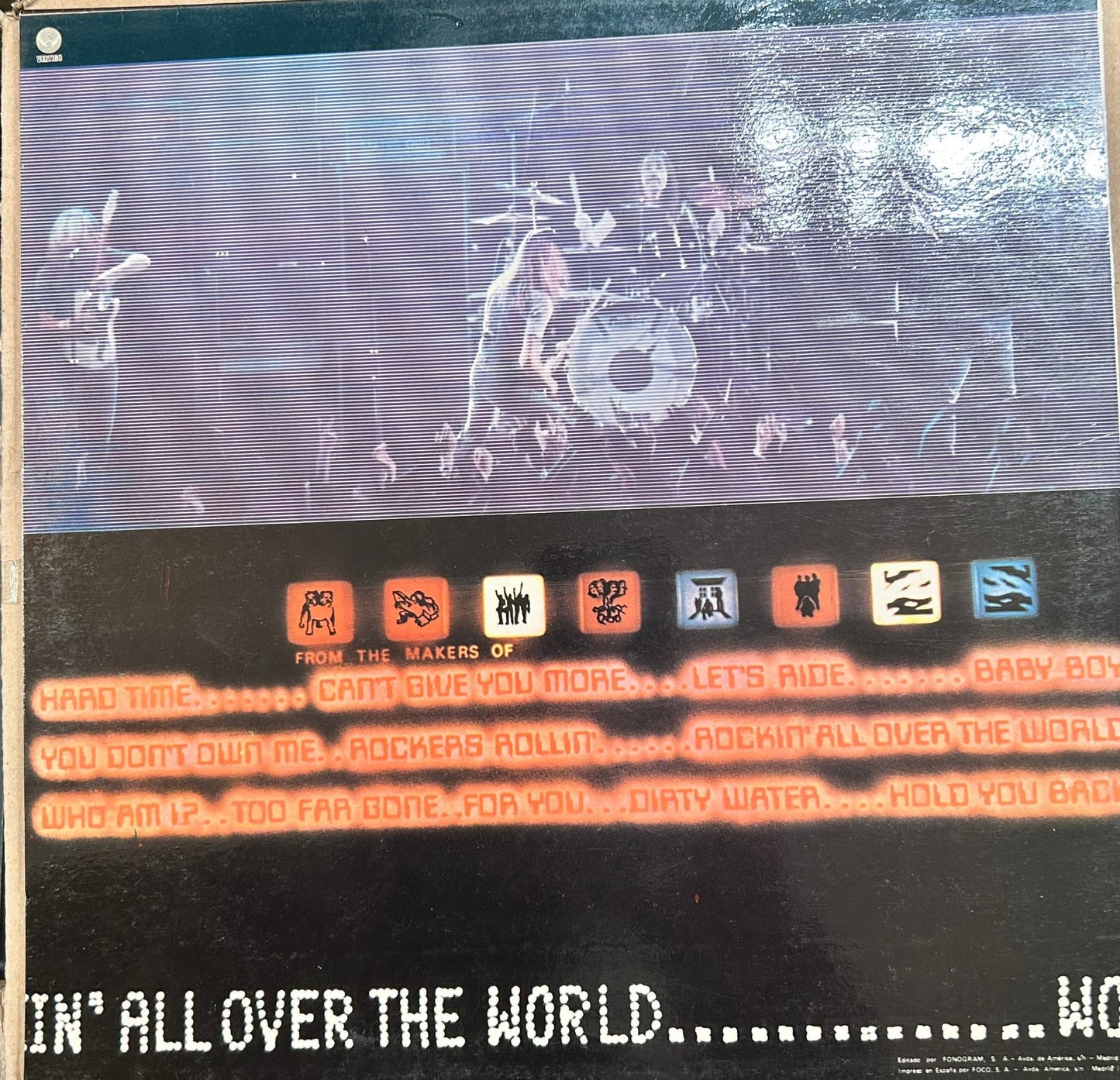 LP Status Quo – Rockin' All Over The World 2ª Mano - DISCOS NAKASHA