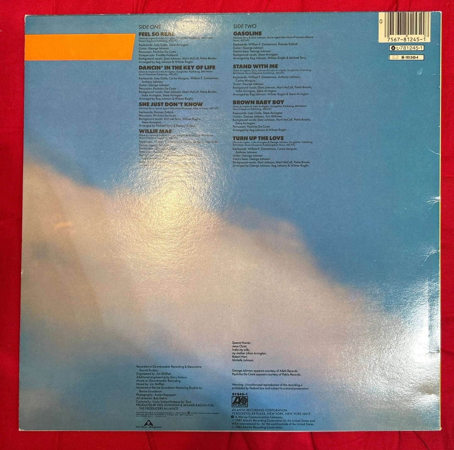 LP Steve Arrington - Dancin’ in the key of life 2ª Mano - DISCOS NAKASHA