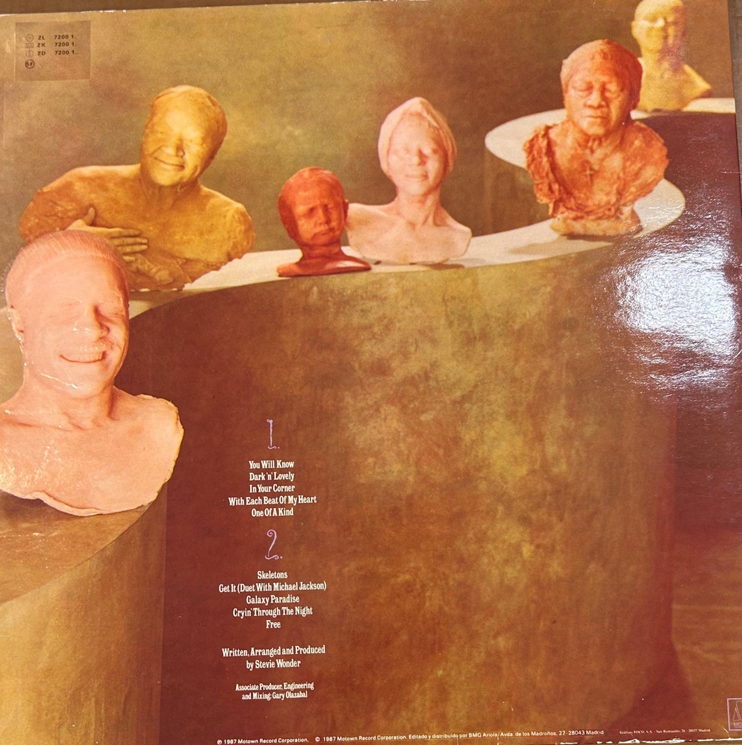 LP Stevie Wonder – Characters 2ª Mano - DISCOS NAKASHA