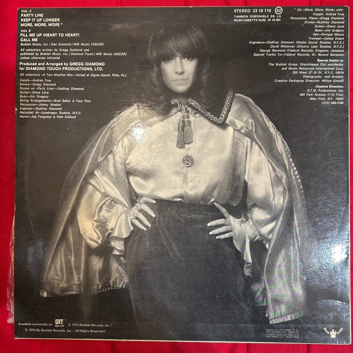 LP The Andrea True Connection – More, More, More 2ª Mano (Producto exclusivo recogida en tienda) - DISCOS NAKASHA