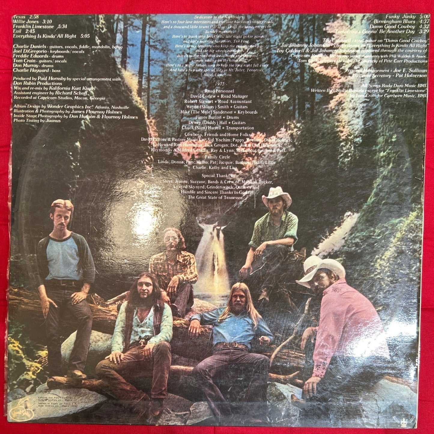 LP The Charlie Daniels Band – Nightrider 2ª mano - DISCOS NAKASHA