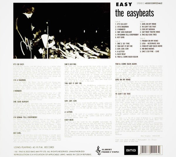 LP The Easybeats – Easy Nuevo precintado - DISCOS NAKASHA