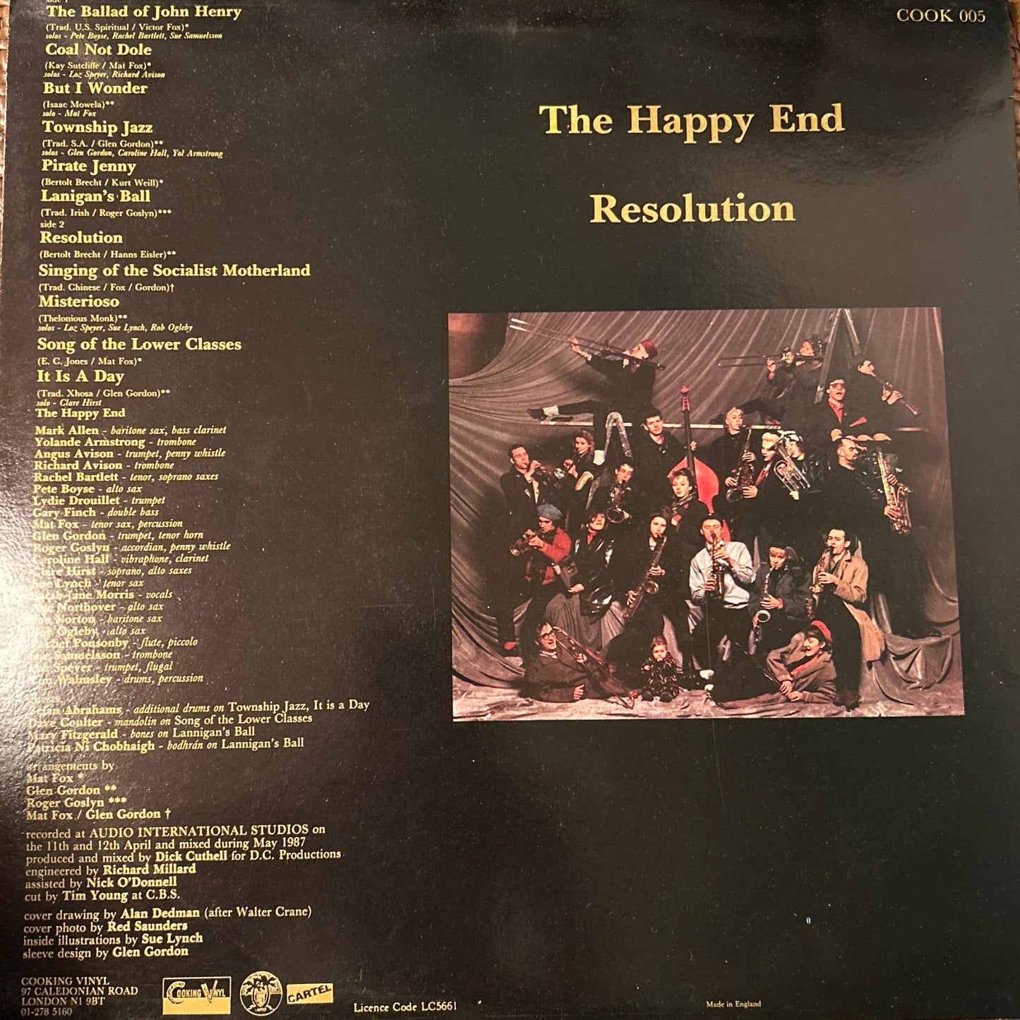 LP The Happy End – Resolution 2ª mano - DISCOS NAKASHA